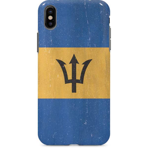 Barbados Flag Distressed iPhone 8 Pro Case
